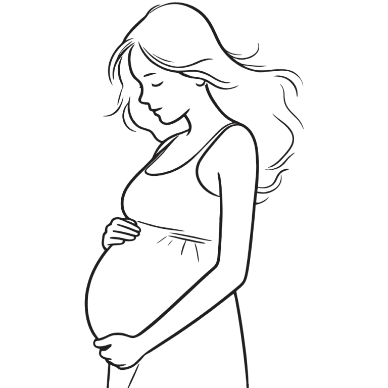 Pregnant Woman sketch